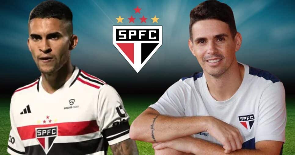 Rodrigo Nestor e Oscar (Foto: Reprodução / São Paulo / Montagem TV Foco)