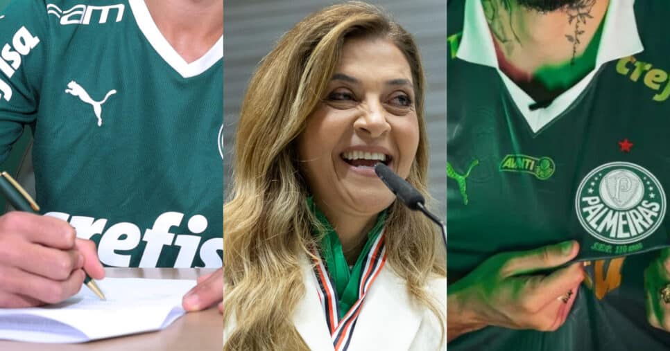 Novo camisa 10 e +1: Leila Pereira arma 2 viradas no Palmeiras (Foto: Reprodução/Montagem TV Foco)