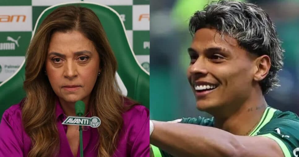 Leila desesperada: Clube libera PIX por Richard Ríos do Palmeiras (Foto: Reprodução/Montagem TV Foco)