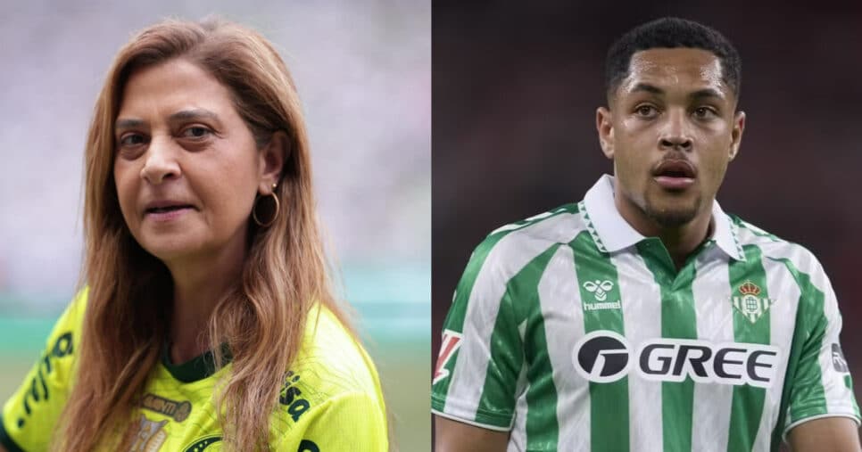 R$170M: Leila toma veredito sobre Vitor Roque no Palmeiras (Foto: Reprodução/Montagem TV Foco)