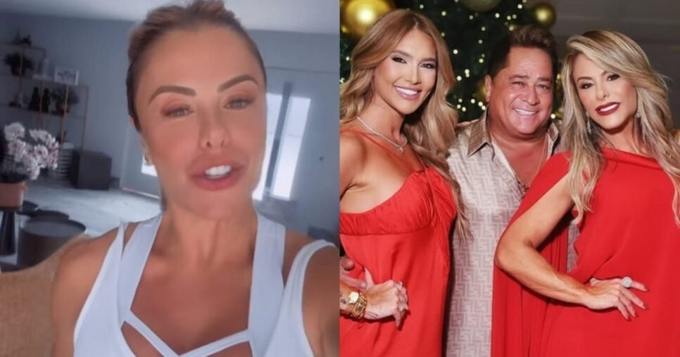 Poliana, esposa de Leonardo, faz desabafo sobre relação com Virginia (Fotos: Reprodução/ Instagram/ Montagem)