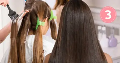 Efeito progressiva: Mistura natural com 3 ingredientes alisa até o último fio de cabelo
