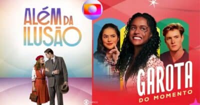 Protagonistas de Além da Ilusão e Garota do Momento (Foto: Reprodução / Globo / Montagem TV Foco)