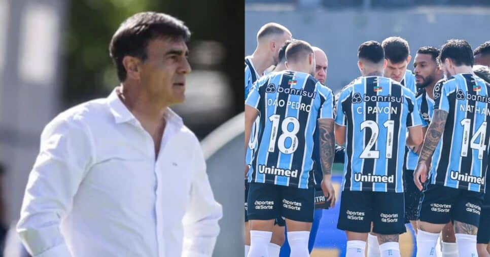 Quinteros mal chega e debandada de 12 craques é confirmada no Grêmio em 2025 - Foto: Internet