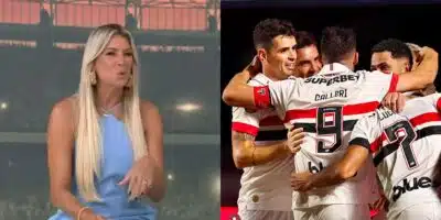 Renata Fan sobre saída de craques do São Paulo (Reprodução: Band / Rubens Chiri)