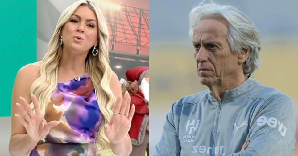 Renata Fan para Jogo Aberto com retorno de Jorge Jesus em 2025 (Foto: Reprodução/Montagem TV Foco)