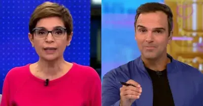 Ao vivo: Renata Lo Prete interrompe BBB25, manda recado direto para Tadeu Schmidt e apresentador ‘rebate’