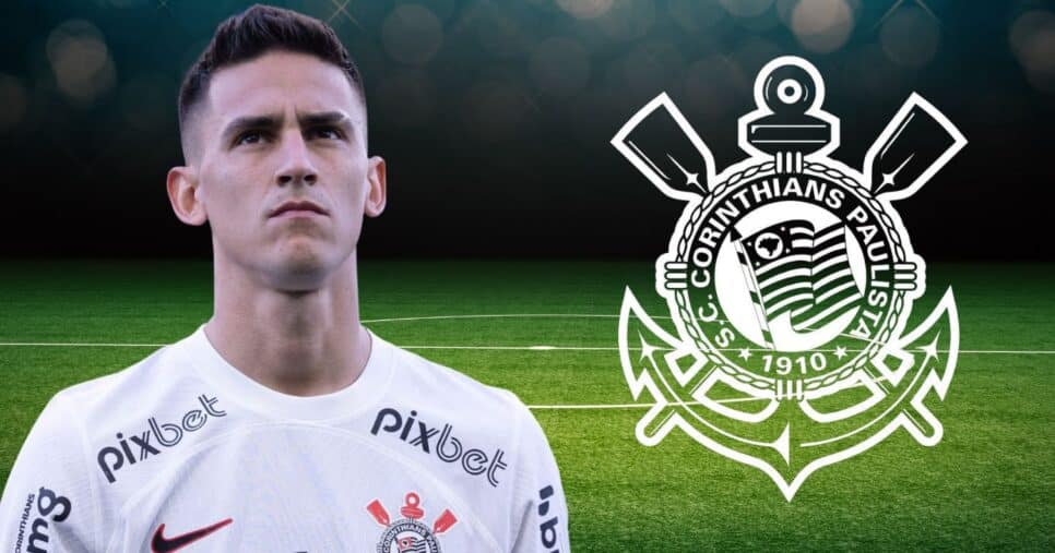 Matías Rojas e logo do Timão (Foto: Reprodução / Corinthians / Canva / Montagem TV Foco)