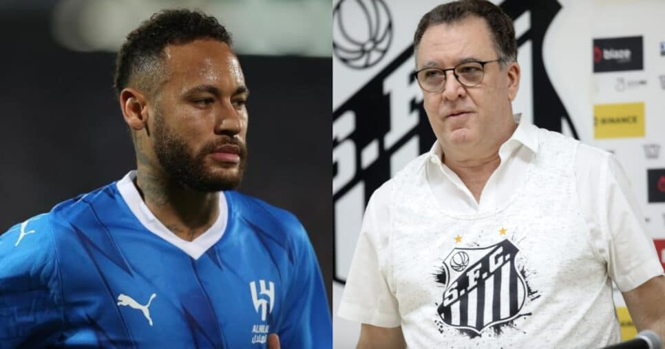 R$30M pra jogar com Neymar: Teixeira arma seleção no Santos (Foto: Reprodução/Montagem TV Foco)