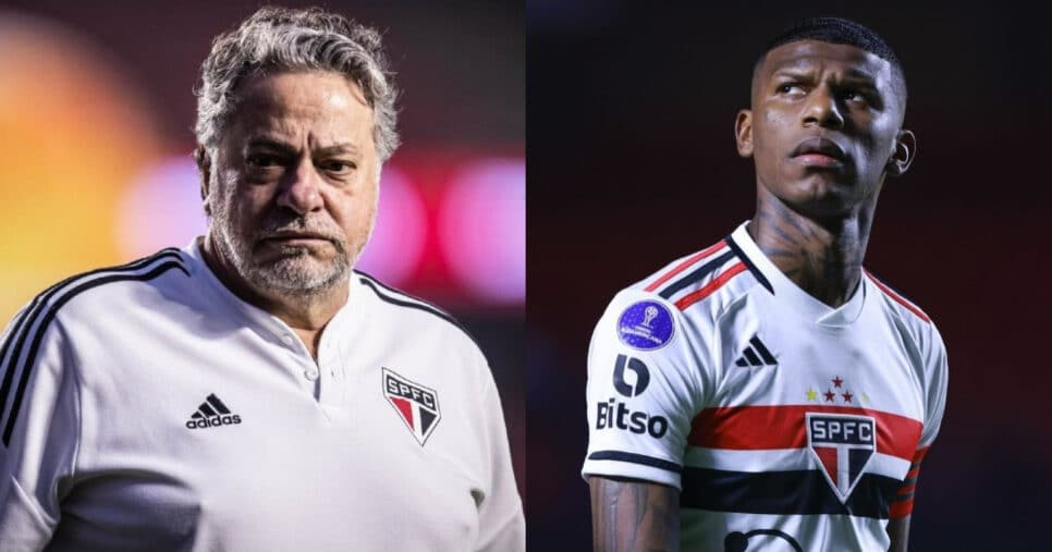 São Paulo: Casares crava adeus de Arboleda pra jogar no Grêmio (Foto: Reprodução/Montagem TV Foco)