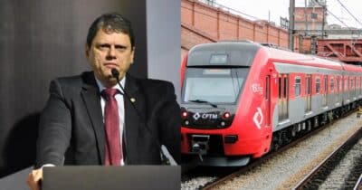 Tarcísio crava FIM de serviço vital na CPTM e atinge em cheio paulistas - (Montagem / TV FOCO)