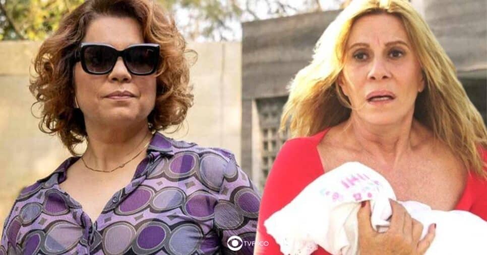 Violeta de Volta por Cima e Nazaré de Senhora do Destino (Foto: Reprodução / Globo / Montagem TV Foco)
