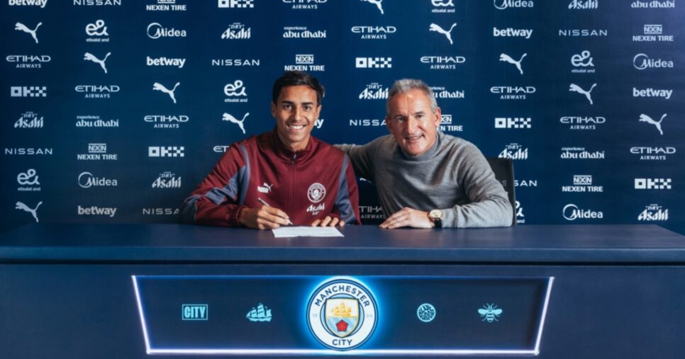 Vitor Reis é anunciado no Manchester City - (Foto: Internet)