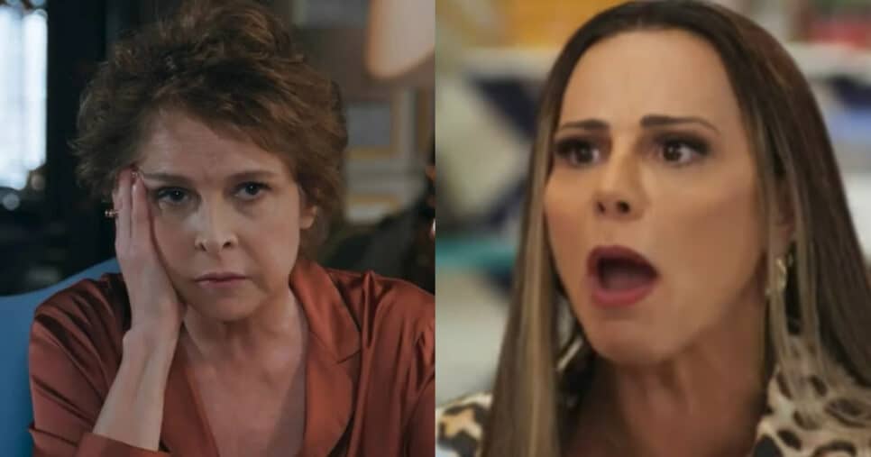 Fortuna roubada: Joyce destrói Rosana em Volta Por Cima (Foto: Reprodução/Montagem TV Foco)