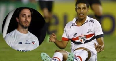 Zubeldía e Ryan Francisco (Foto: Reprodução / São Paulo / Montagem TV Foco)