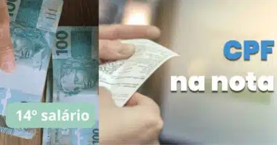 14º salário / CPF na nota  -  Montagem: TVFOCO