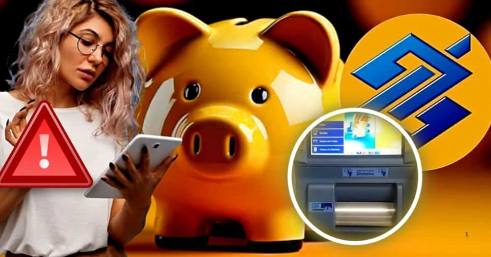 Banco do Brasil emite quatro importantes alertas a quem tem conta corrente e poupança (Foto Reprodução/Montagem/Lennita/Tv Foco/Canva/BB)