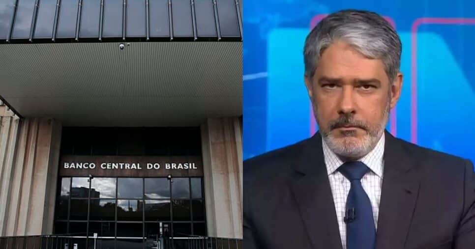 Banco Central / William Bonner - Montagem: TVFOCO