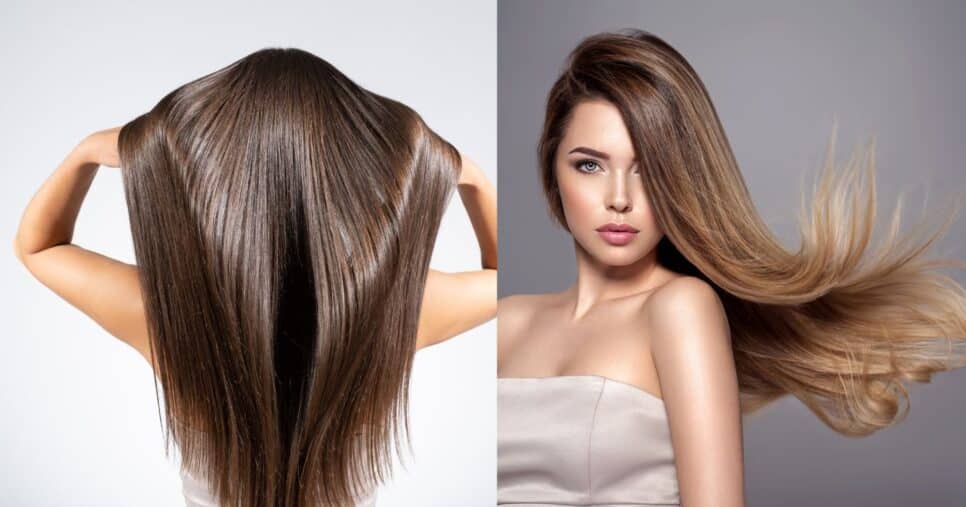 Cabelo liso com mistura natural - Foto Reprodução Internet