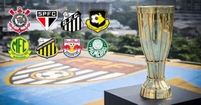 Corinthias, São Paulo, Santos, São Bernardo, Mirassol, Bragantino, Novorizontino e Palmeiras disputam o título do Paulistão 2025 (Reprodução - FPF)