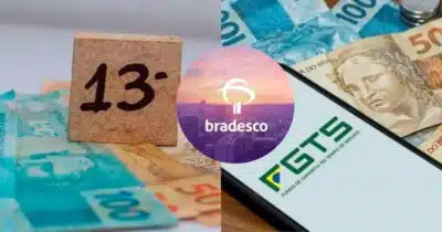 Décimo terceiro / Bradesco / FGTS - Montagem: TVFOCO