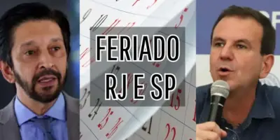 Nunes e Paes cientes: Feriado PROLONGADO é confirmado no dia (28/02) em SP e RJ à lista de CLTs