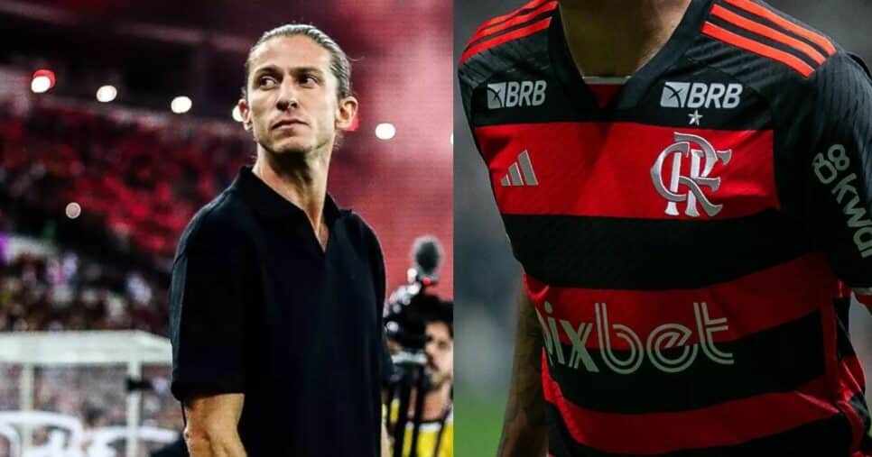 Filipe Luís e expulsão no Flamengo - Foto Reprodução Internet