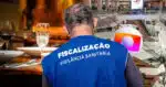 Globo - Vigilância Sanitária - Shopping - Restaurante (Foto: Reprodução)