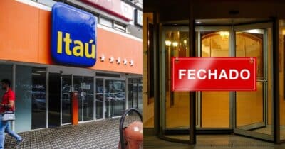 Itaú / Banco fechado - Montagem: TVFOCO