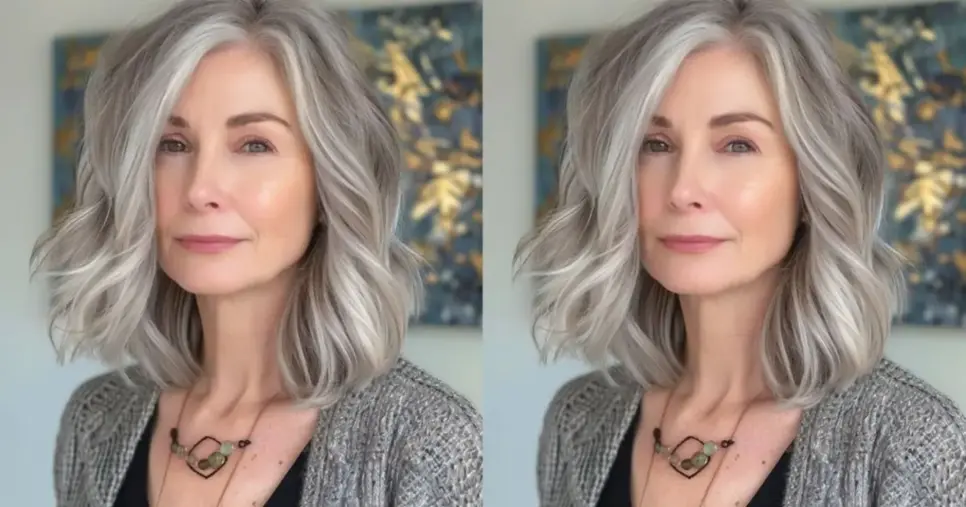 Corte de cabelo Lob texturizado