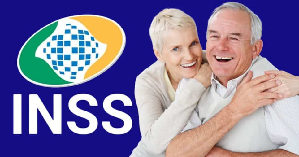 Logo do INSS e casal de idosos (Foto: Reprodução / Internet / Canva)