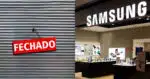 Loja fechada - Samsung (Foto: Reprodução)