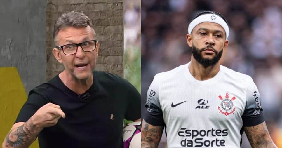 Neto e Depay no Corinthians - Foto: Reprodução - Internet