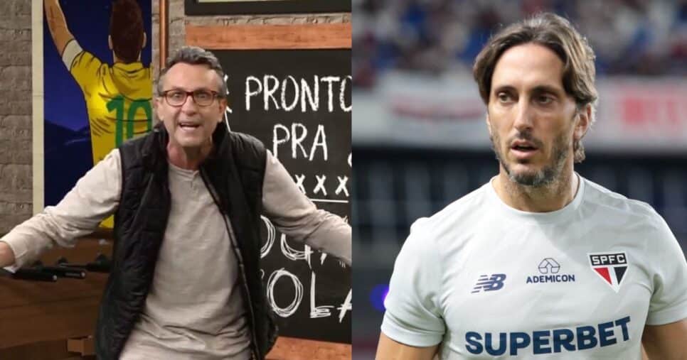 Neto e Zubeldía no São Paulo - Foto Reprodução Internet