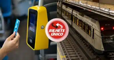 Ônibus, metrô e logo do Bilhete Único (Fotos: Reproduções / Canva / Internet)