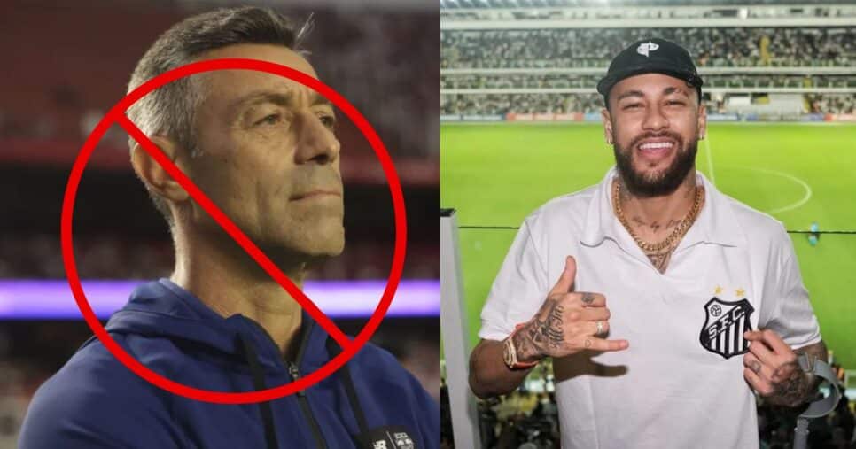 Pedro Caixinha fora e Neymar - Foto Reprodução Internet