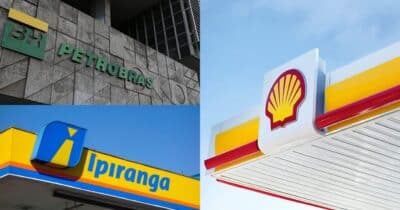 Petrobras, Ipiranga e Shell (Fotos: Reproduções / Internet / site oficial Shell)