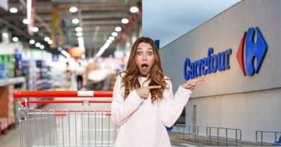 Rede popular e Carrefour - Foto Reprodução Internet