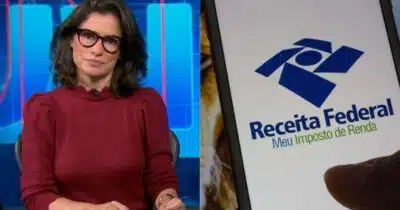 Renata Vasconcellos / Imposto de Renda - Montagem: TVFOCO