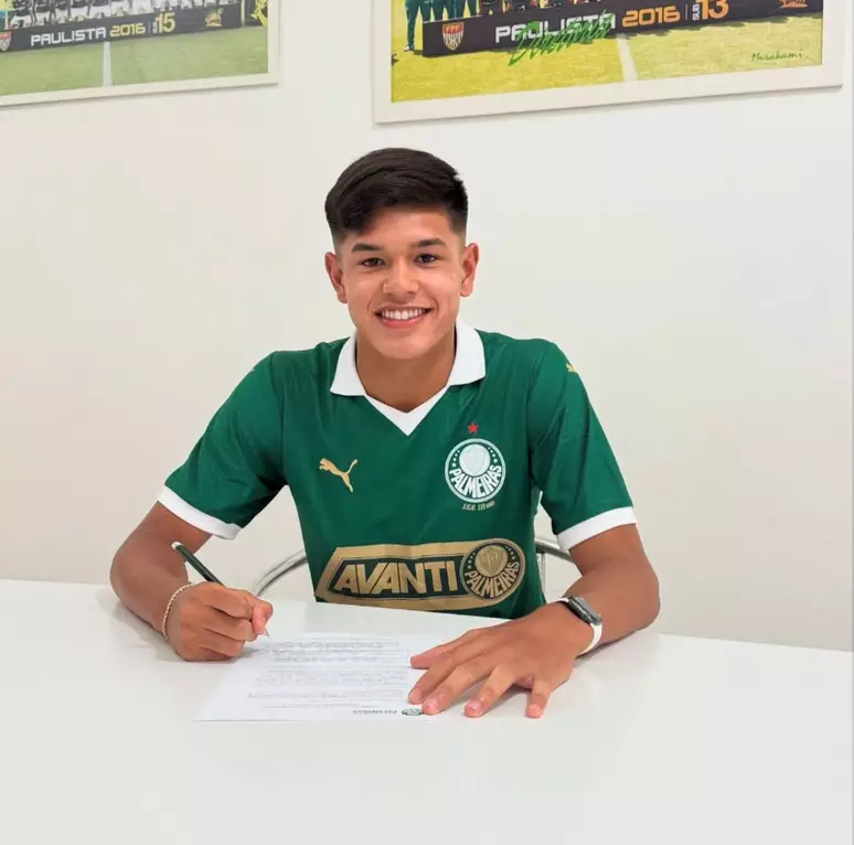 Rodrigo Haruki no Palmeiras (Reprodução - Internet)
