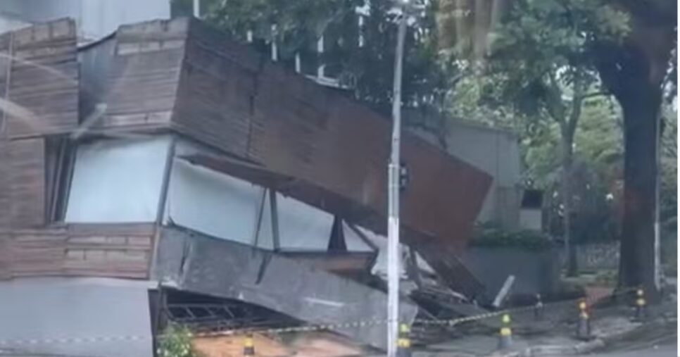 Moradores de São Conrado registram decadência de shopping do Rio — Foto: Foto do leitor
