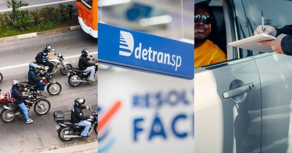 Detran crava 7 infrações comuns em motos (Reprodução/Montagem TV Foco/Canva)