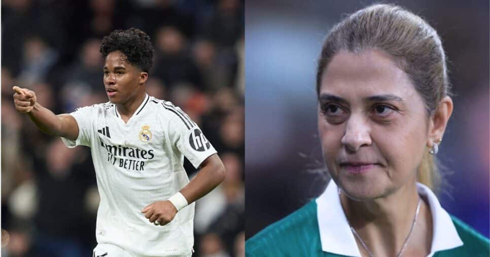 Retorno de Endrick no Palmeiras tem veredito pelo Madrid (Reprodução/Montagem TV Foco/Canva)