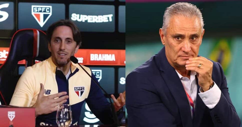Zubeldía tem demissão aprovada no São Paulo e Tite é escolhido como substituto (Reprodução/Montagem TV Foco/Canva)