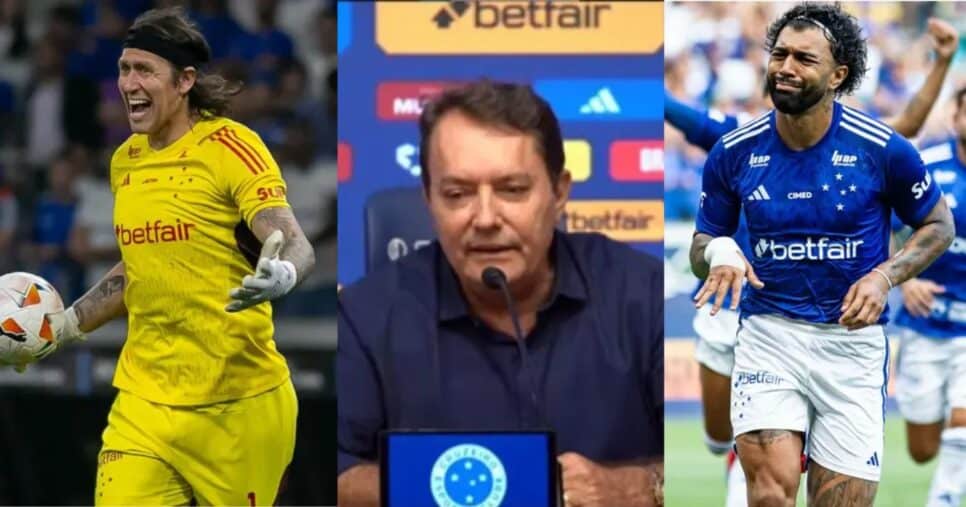 Pedrinho BH sofre com 2 debandadas no Cruzeiro (Reprodução/Montagem TV Foco/Canva)