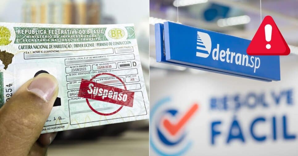 Detran emite 3 alertas e atinge motoristas com suspensão da CNH (Reprodução/Montagem TV Foco/Canva)