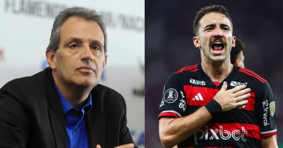 Craques do Flamengo armam despedida a Bap (Reprodução/Montagem TV Foco/Canva)