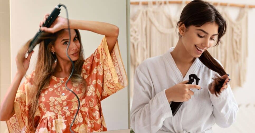 Protetor térmico com 3 ingredientes blinda o cabelo da chapinha (Reprodução/Montagem TV Foco/Canva)