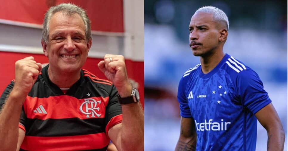 Bap diz sim para reforçar o Flamengo com Matheus Pereira (Reprodução/Montagem TV Foco/Canva)