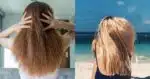 Máscara com 4 ingredientes protege o cabelo da água do mar (Reprodução/Montagem TV Foco/Canva)